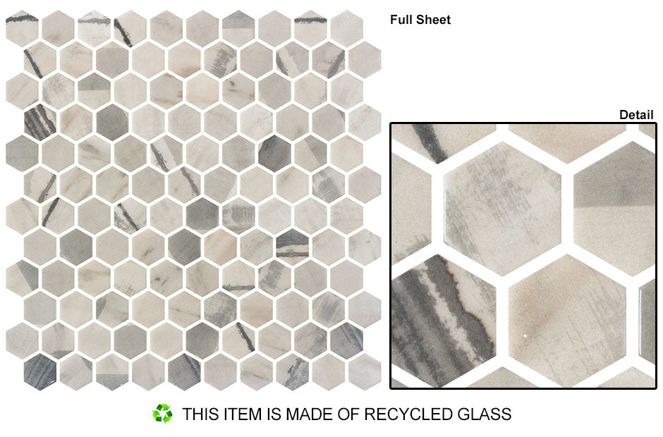 GT Aragon Hills 1'' Hexagon Collection 11'' x 11''