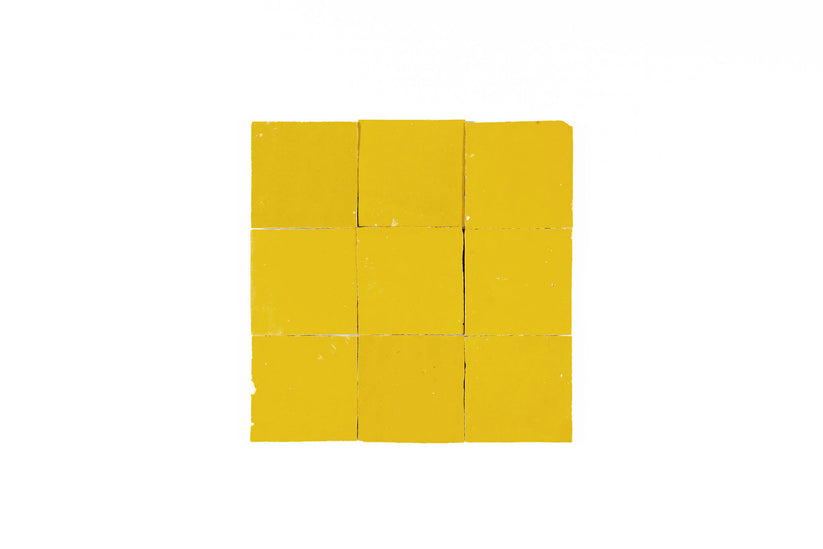 Sognare Zellige Collection - Sunflower 4x4 Square (PLEASE CALL FOR SPECIAL PRICING)