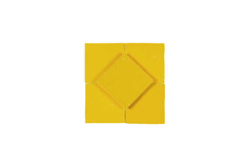 Sognare Zellige Collection - Sunflower 4x4 Square (PLEASE CALL FOR SPECIAL PRICING)