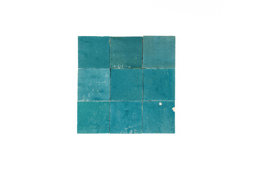 Zellige Collection - Turquoise 4x4 Square