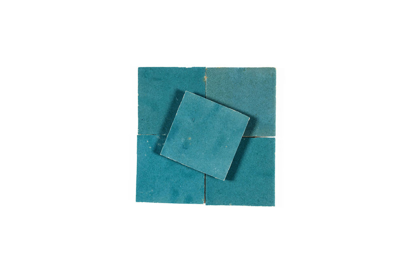 Zellige Collection - Turquoise 4x4 Square