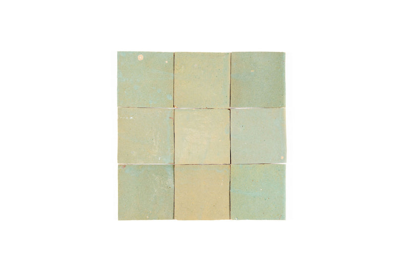 Zellige Collection - Lotus Green 4x4 Square