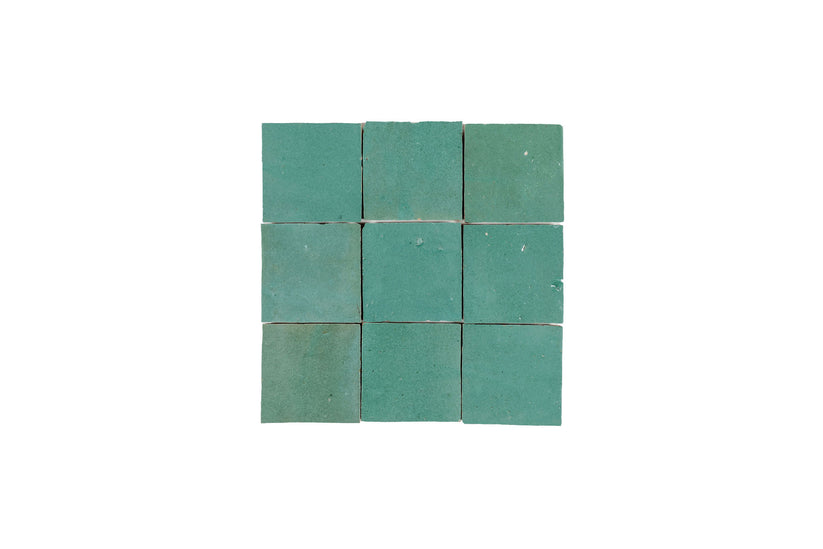 Zellige Collection - Iris Blue Teal 4x4 Square