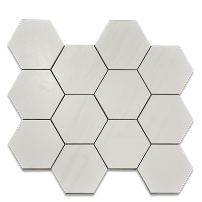 Eleganza Italian Marble Next 12" x 24", 24" x 48", 3.25" Hex Mosaic on 12×12 Mesh Sheet (PLEASE CALL US FOR SPECIAL PRICING)