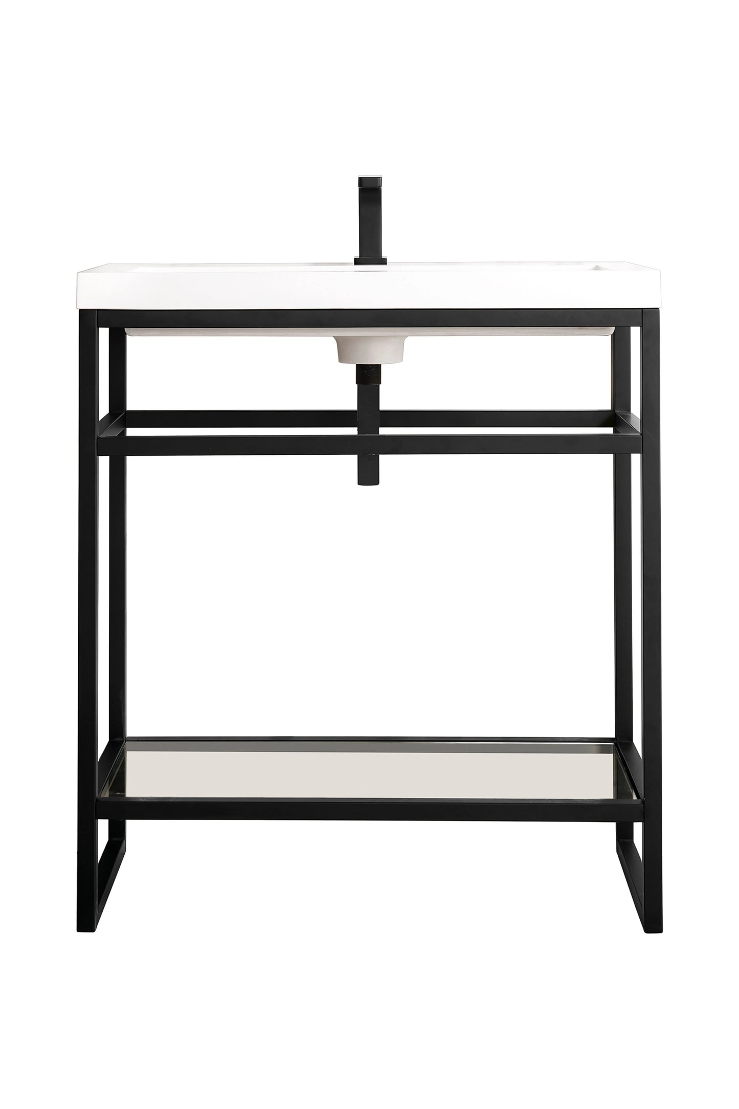 James Martin 31-1/2'' Boston Stainless Steel Single Bathroom Vanity