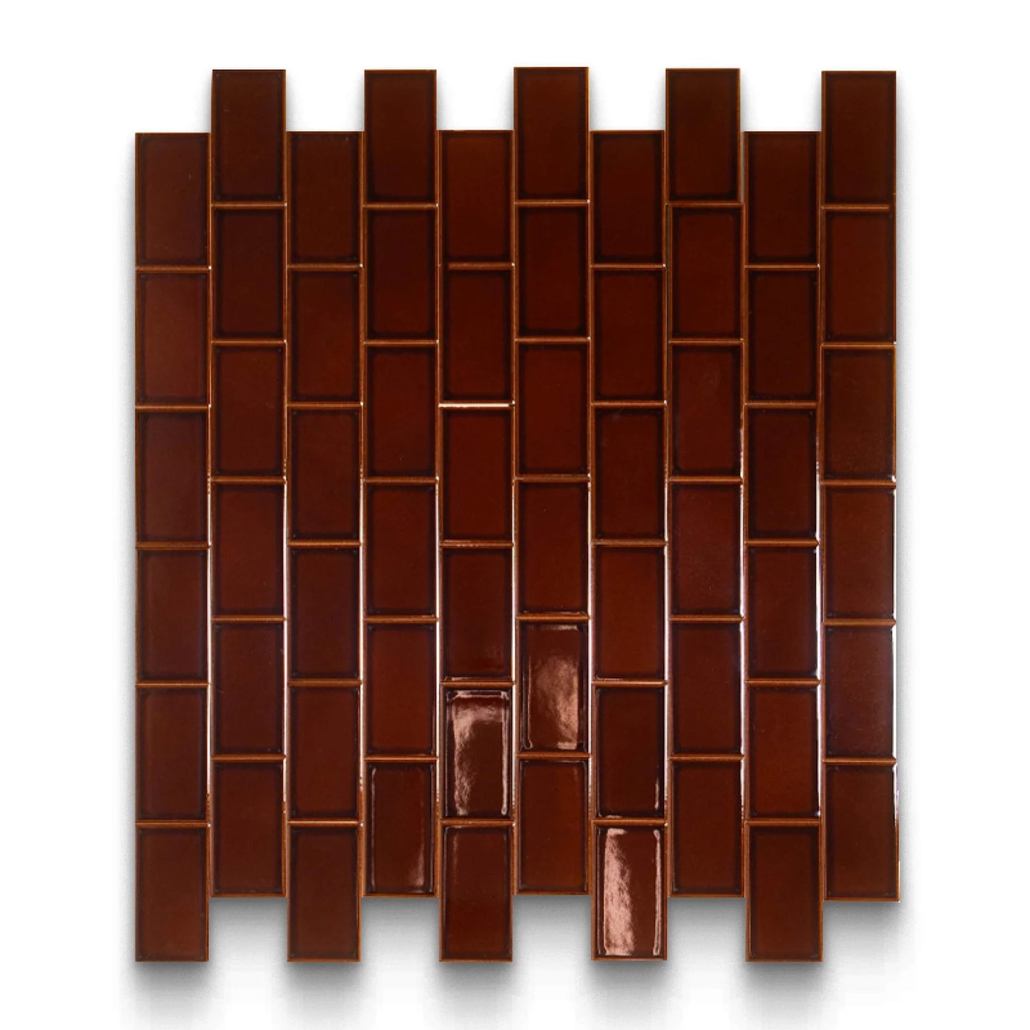 Koi 2.5x4.25 Tea Leaves Glossy Rectangle Tile - SOGNARE COLLECTION (SALE)