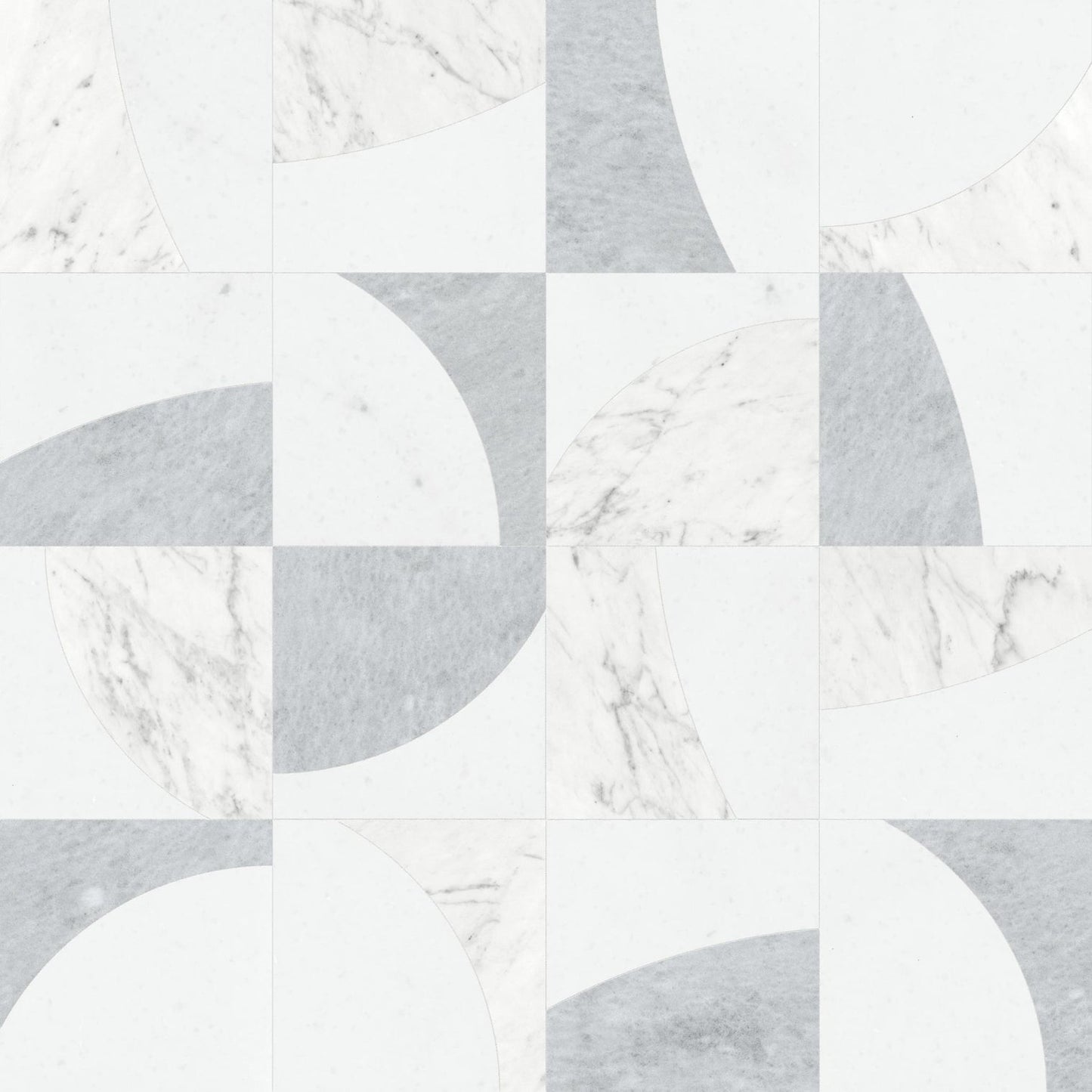 SOGNARE LUNAR DOVE HONED MARBLE MOSAIC