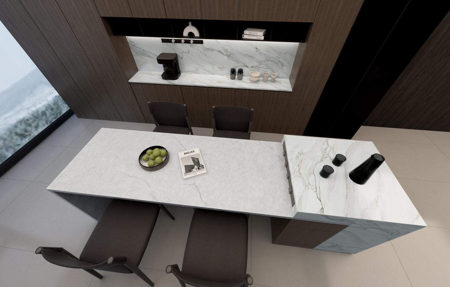 Calacatta Sienna 63" x 126" Quartzite  Look Quartz  - Endure by Piedrafina (SPECIAL PRICING)