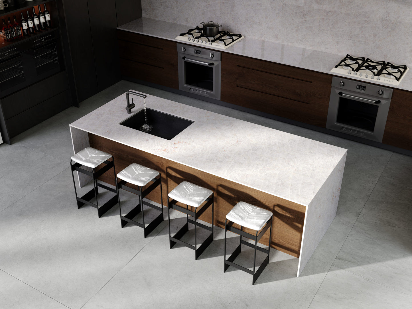 Crystallo 63" x 126" Quartzite  Look Quartz  - Endure by Piedrafina (SPECIAL PRICING)