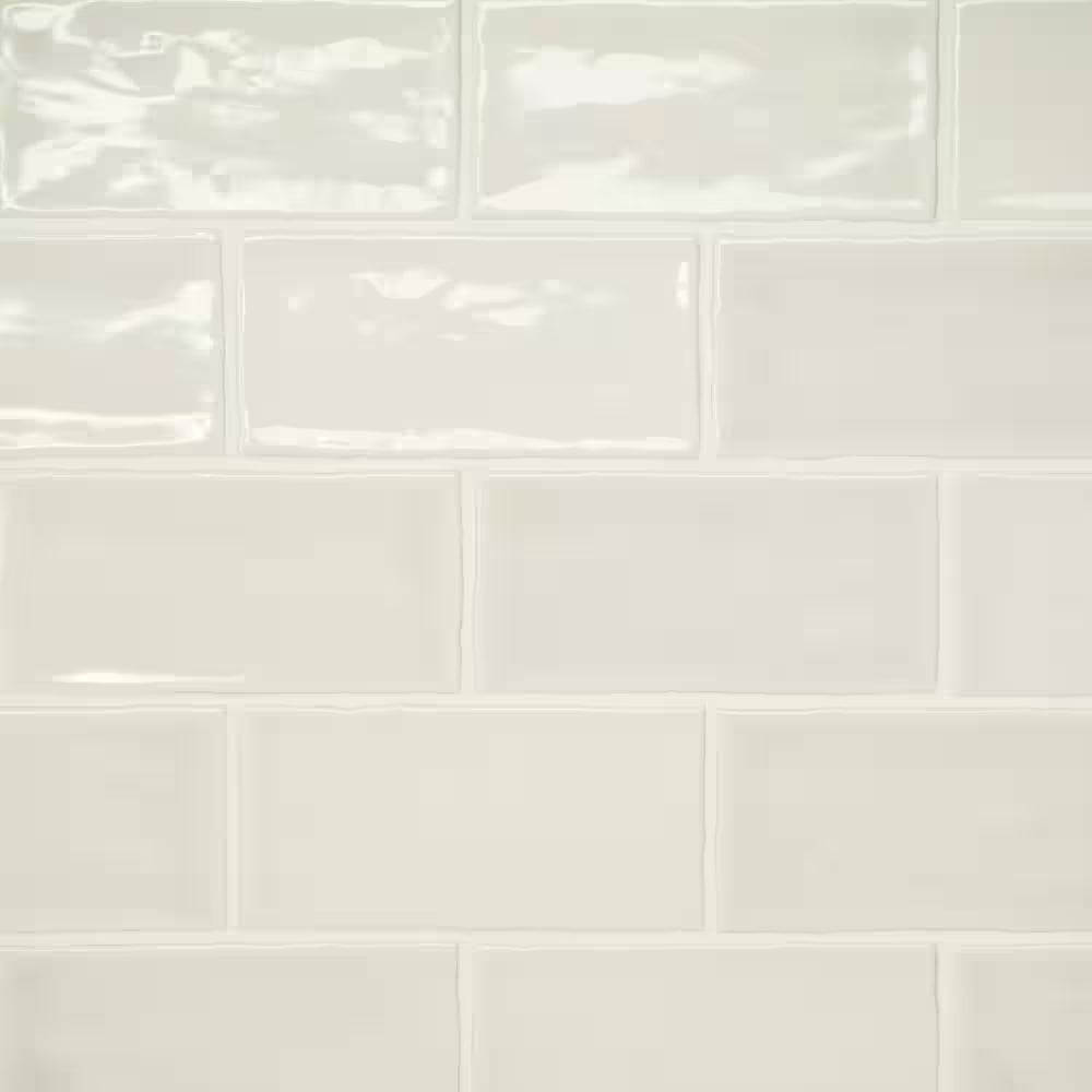 Marine 2-1/2'' x 5'' Sand Glossy Wall Tile