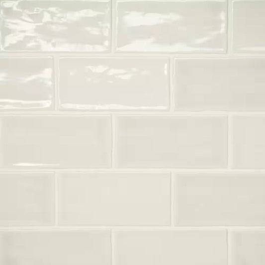 Marine 2-1/2'' x 5'' Sand Glossy Wall Tile