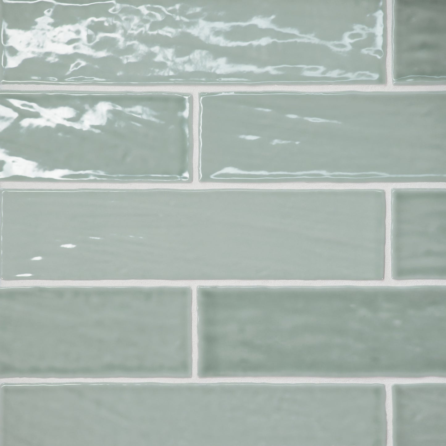 Marine 2-1/2'' x 5'' Aloe Verde Glossy Wall Tile