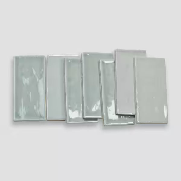 Marine 2-1/2'' x 5'' Aloe Verde Glossy Wall Tile