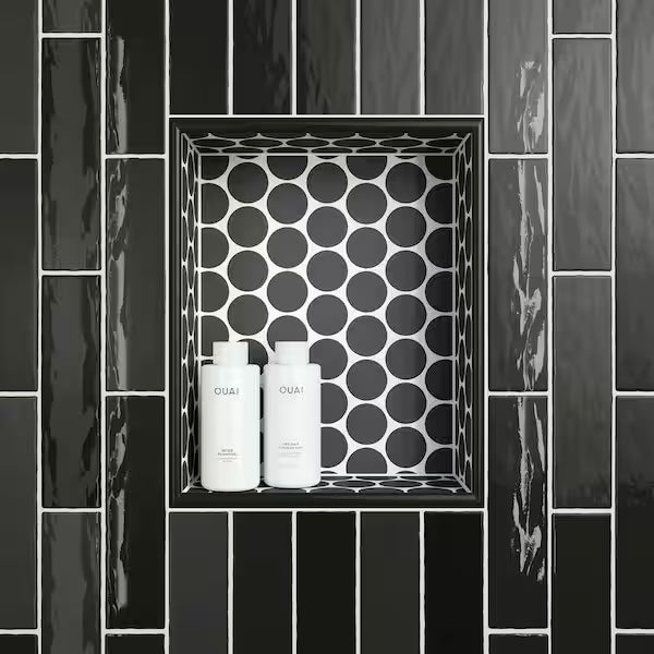 Marine 2-1/2'' x 5'' Charcoal Sea Glossy Wall Tile