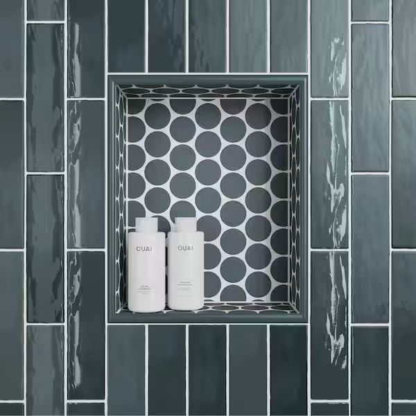 Marine 2-1/2'' x 5'' Midnight Glossy Wall Tile