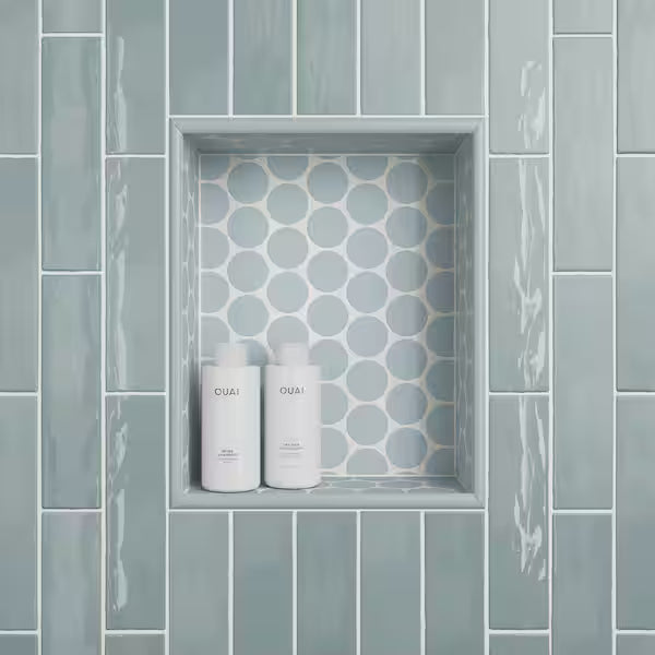 Marine 2-1/2'' x 5'' Misty Agua Glossy Wall Tile