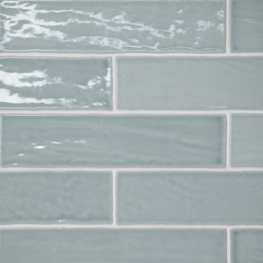 Marine 2-1/2'' x 5'' Misty Agua Glossy Wall Tile