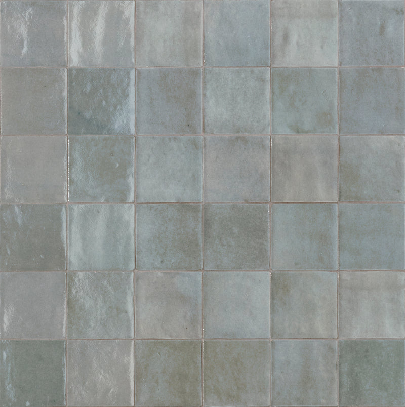 Duck Egg Blue 4x4 Tile Ceramic  - Sognare Exotic Collection MADE IN SPAIN