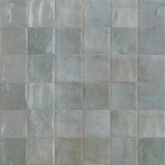 Duck Egg Blue 4x4 Tile Ceramic  - Sognare Exotic Collection MADE IN SPAIN