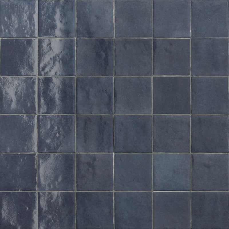 Etheral Blue Oltremare 4x4 Tile Ceramic MADE IN SPAIN - Sognare Exotic Collection