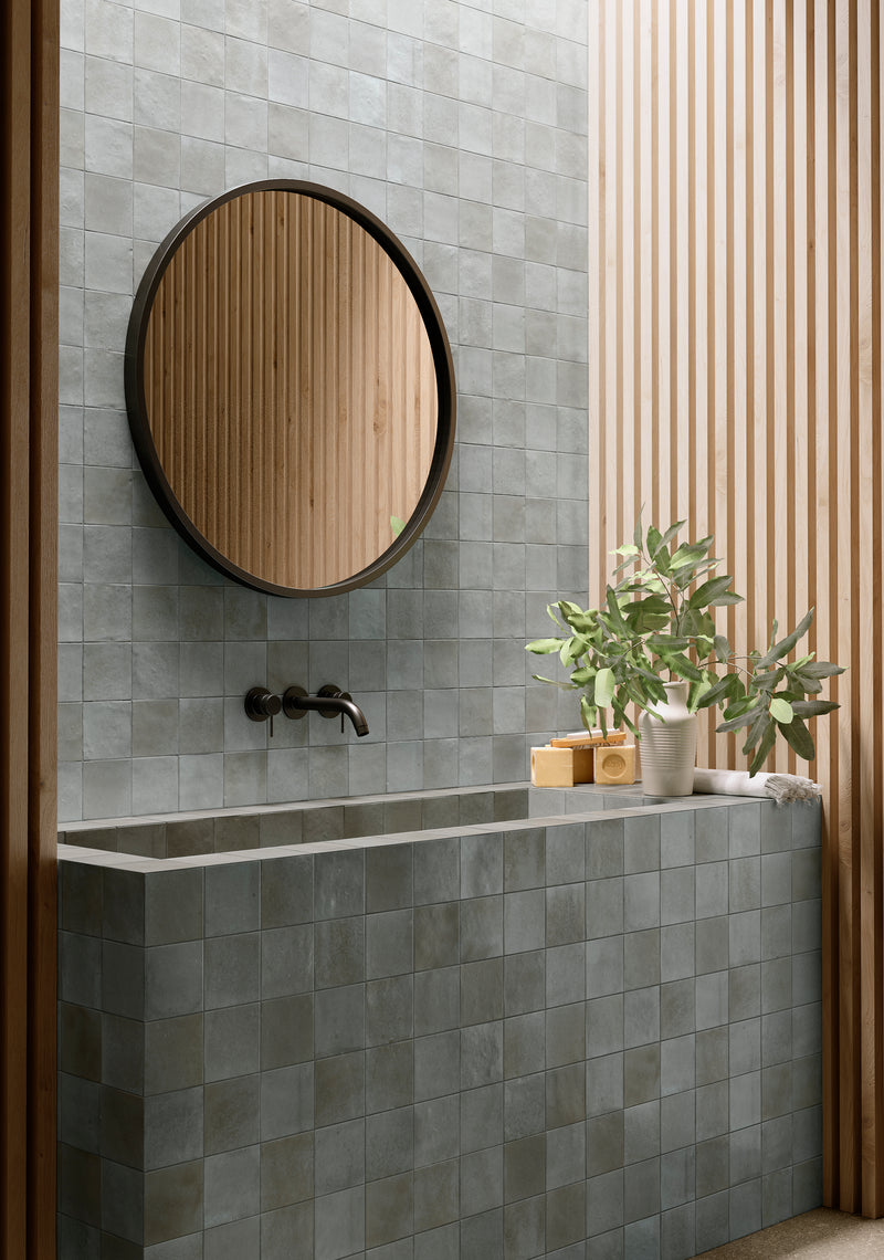 Duck Egg Blue 4x4 Tile Ceramic  - Sognare Exotic Collection MADE IN SPAIN