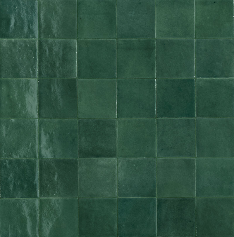 Patina Teal 4x4 Tile Ceramic  - Sognare Exotic Collection MADE IN SPAIN