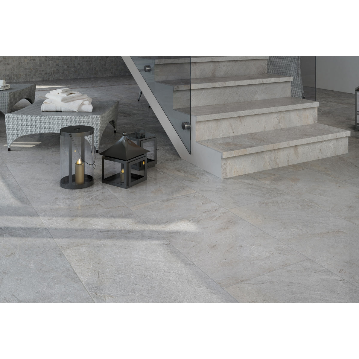 Milestone Moon Matte 12'' x 24'' Porcelain Tile
