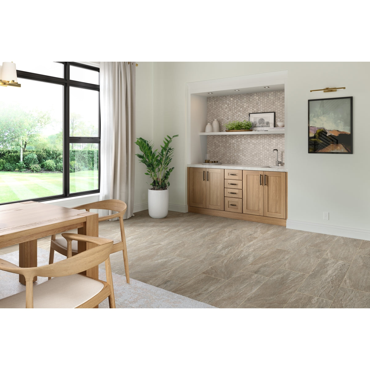 Milestone Taupe Matte 12'' x 24'' Porcelain Tile