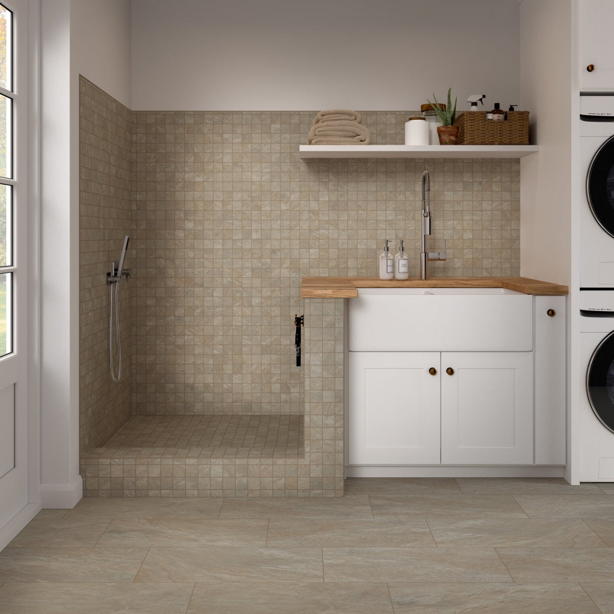 Milestone Taupe Matte 12'' x 24'' Porcelain Tile