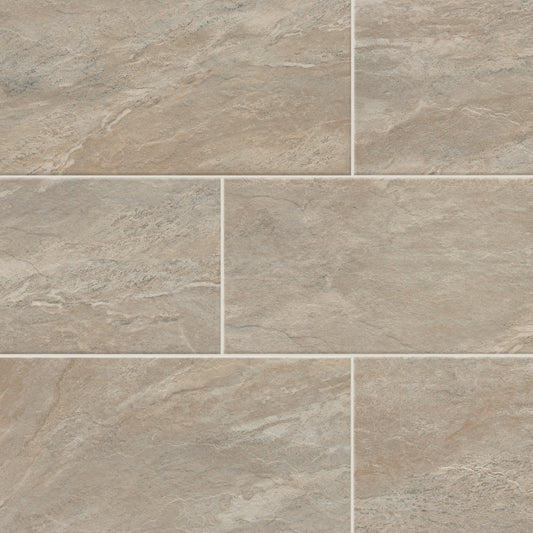 Milestone Taupe Matte 12'' x 24'' Porcelain Tile