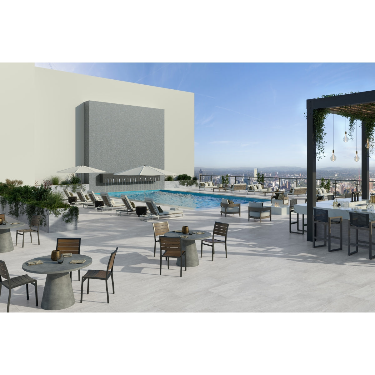 Milestone White Matte 12'' x 24'' Porcelain Tile
