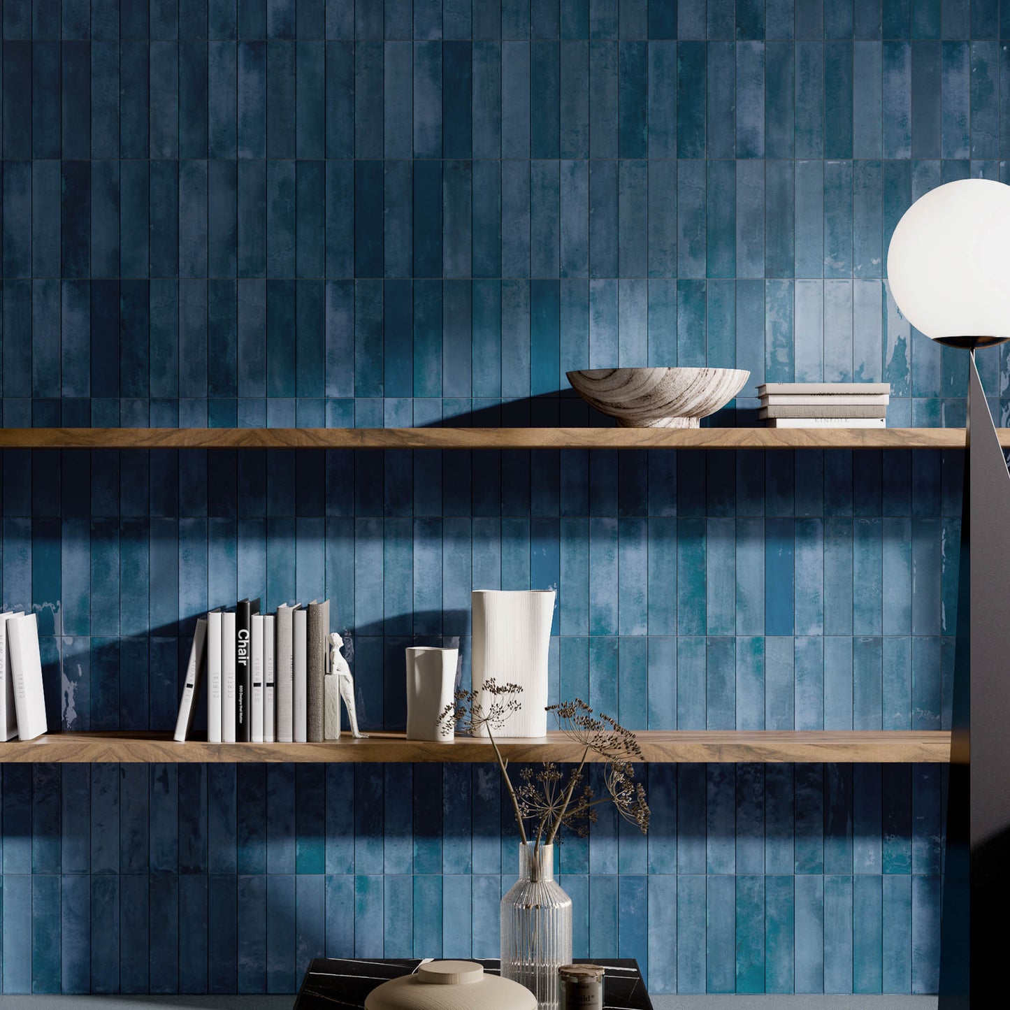 SOGNARE MOJAVE BLU 2"X10" SUBWAY TILE - MADE IN ITALY (PLEASE CALL FOR SPECIAL PRICING)