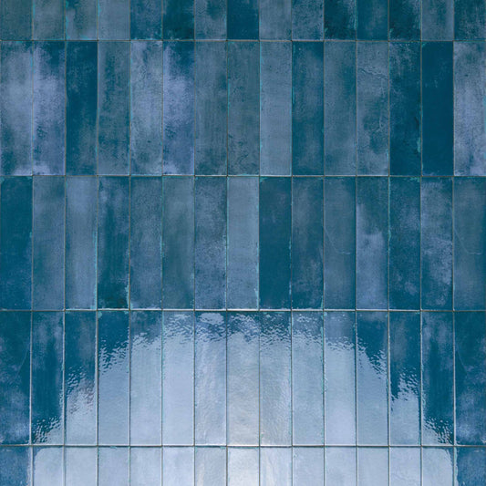 SOGNARE MOJAVE BLU 2"X10" SUBWAY TILE - MADE IN ITALY (PLEASE CALL FOR SPECIAL PRICING)