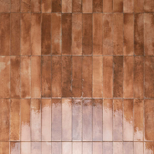 SOGNARE MOJAVE COTTO 2"X10" SUBWAY TILE - MADE IN ITALY (PLEASE CALL FOR SPECIAL PRICING)