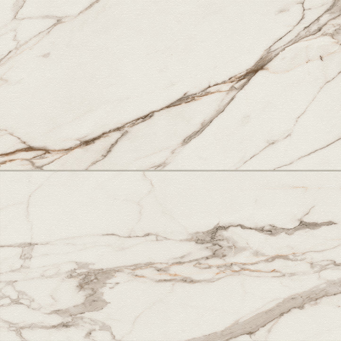 Opus Chiseled Calacatta Matte 24'' x 48'' Porcelain Tile