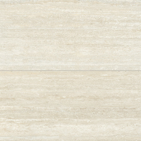 Opus Chiseled Travertine Matte 24'' x 48'' Porcelain Tile