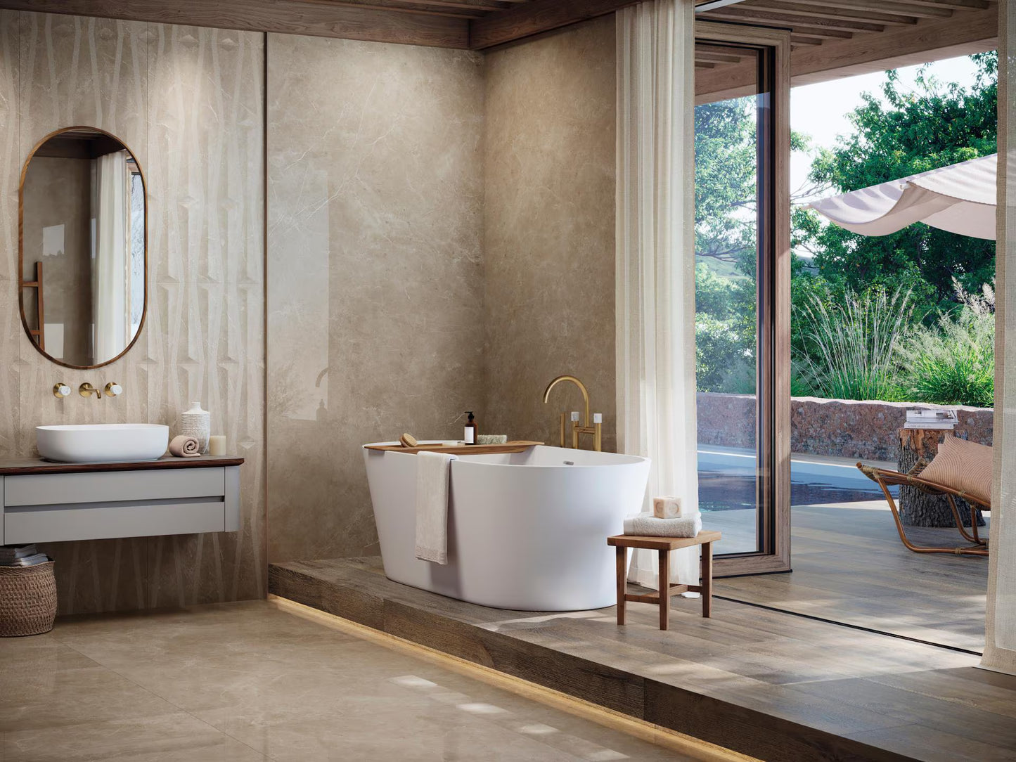 PORCELANOSA BEIGE VELLUTO POLISHED 47"X47" - (ON PROMOTION)