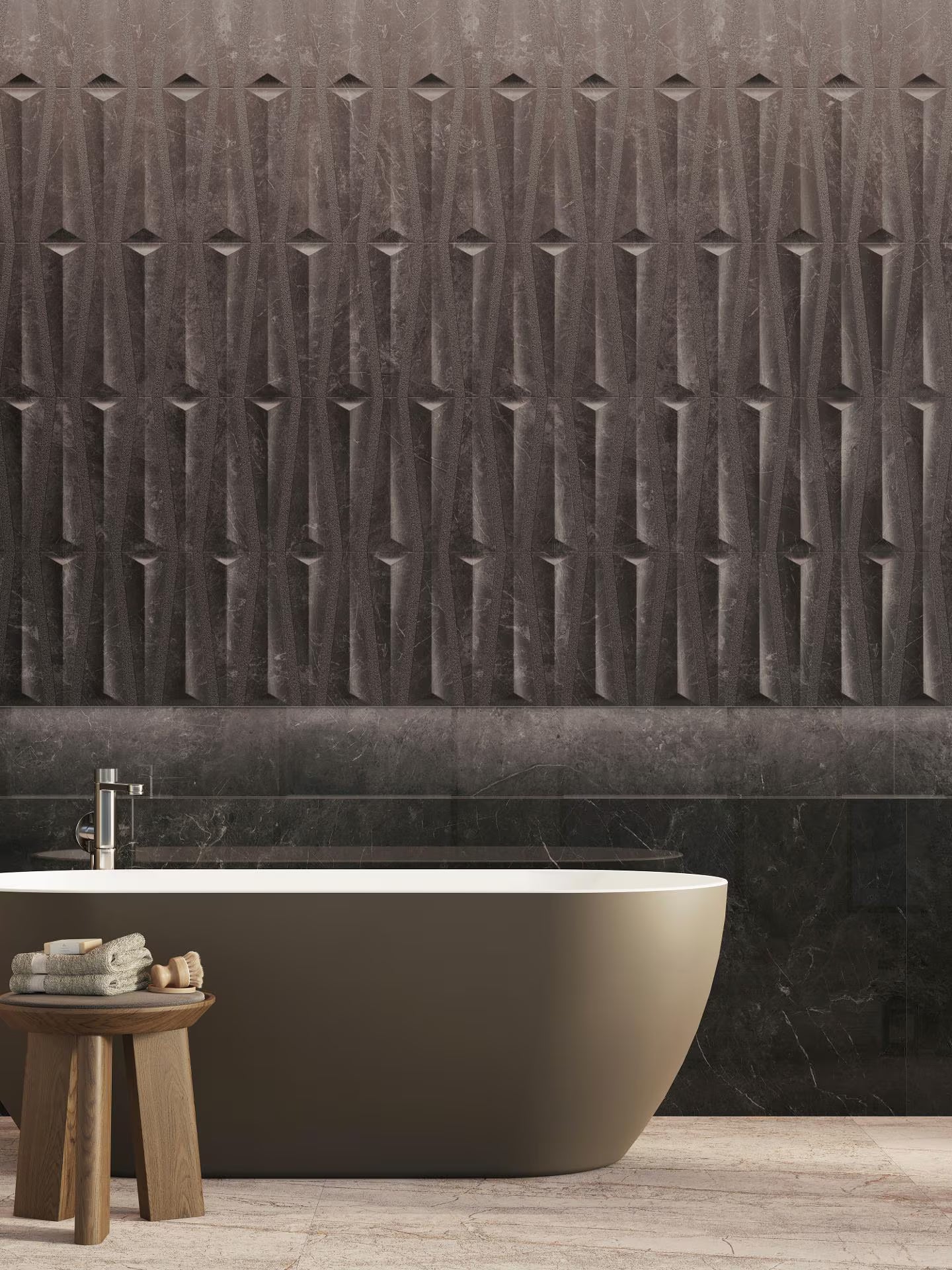 PORCELANOSA DECO NERO VELLUTO 23X59" - (ON PROMOTION)