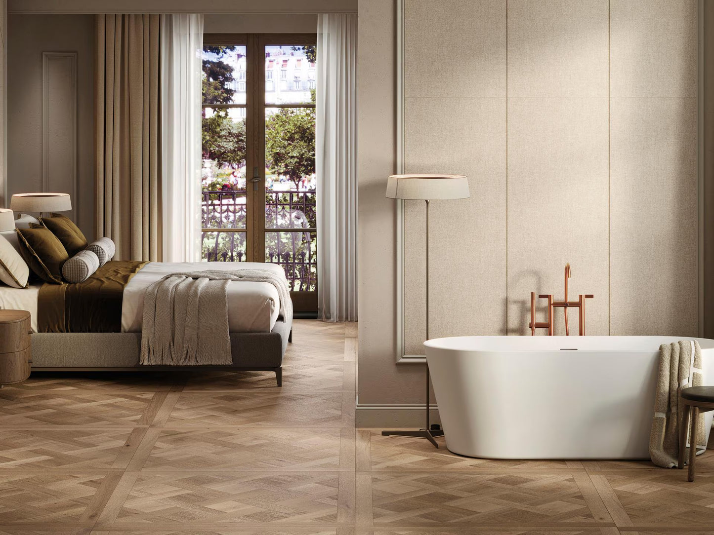 PORCELANOSA CAMBRIDGE NOGAL 47"X47" - (ON SALE)