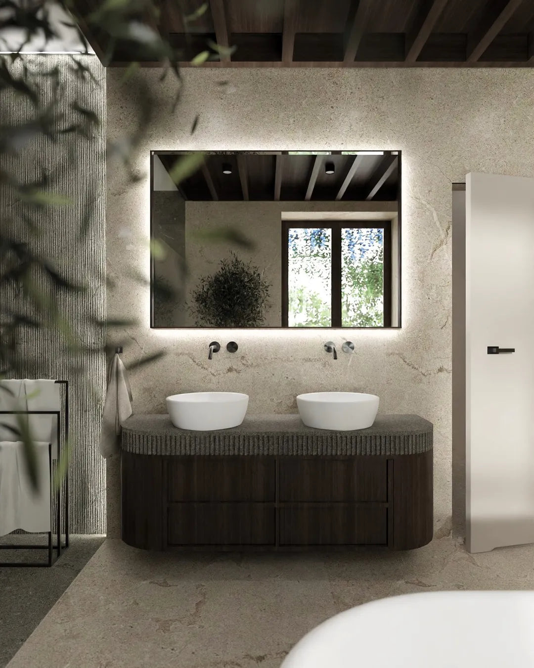Porcelanosa Deco Lucerna Acero 18'' x 47'' (please call for special pricing)