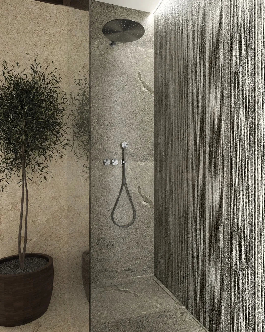 Porcelanosa Deco Lucerna Acero 18'' x 47'' (please call for special pricing)