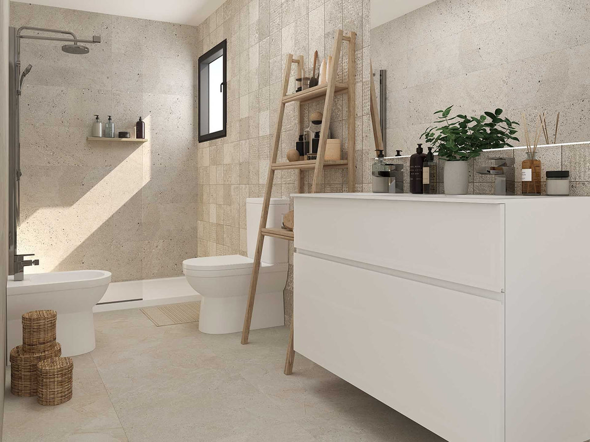 Porcelanosa Durango Acero Anti-Slip 23'' x 23''