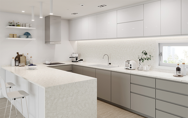 HIMACS Aurora Cream 760*3680(30''*145'')(PLEASE CALL US FOR SPECIAL PRICING)