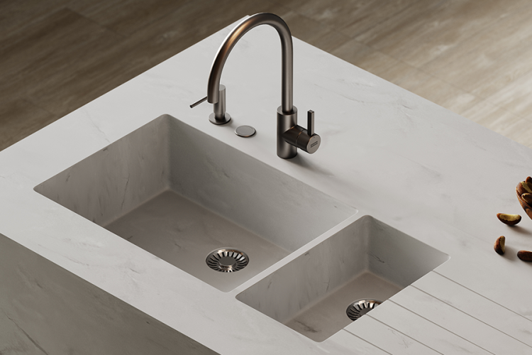 HIMACS Aurora Modern Gray - 760*3680(30''*145'')  (PLEASE CALL US FOR SPECIAL PRICING)