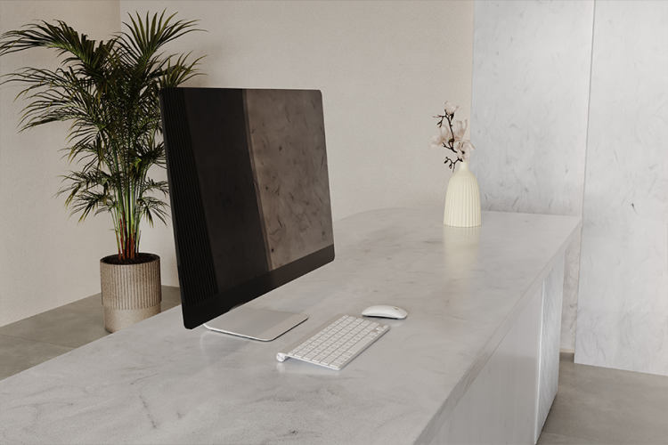 HIMACS Aurora Modern Gray - 760*3680(30''*145'')  (PLEASE CALL US FOR SPECIAL PRICING)