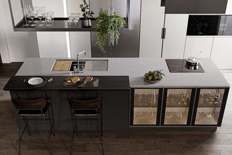 HIMACS Aurora Modern Gray - 760*3680(30''*145'')  (PLEASE CALL US FOR SPECIAL PRICING)