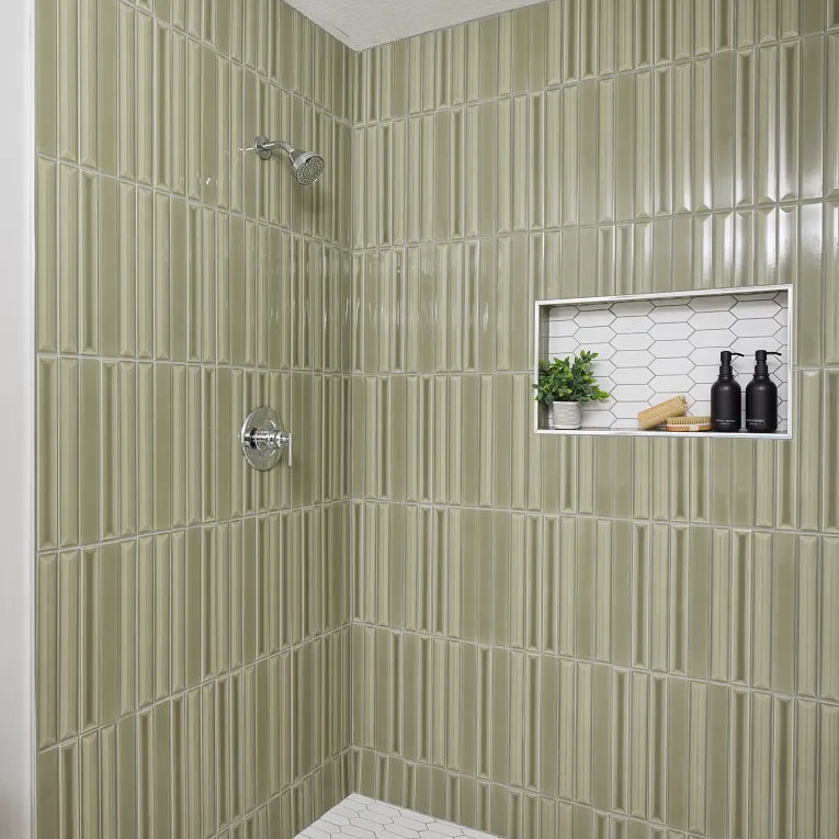 GEM SALVIA 2x16 - SOGNARE DECORATIVE TILE COLLECTIONS (SALE)