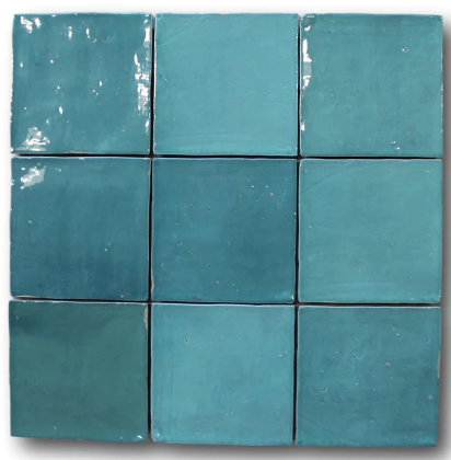 WOW Tile Mestizaje Collection Zelliege Turques Gloss Tile 5x5