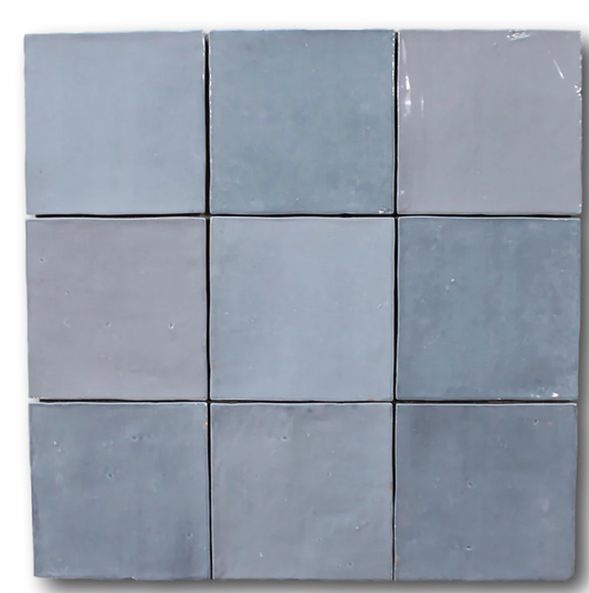 WOW Tile Mestizaje Collection Zelliege Gray Glossy Tile 5x5