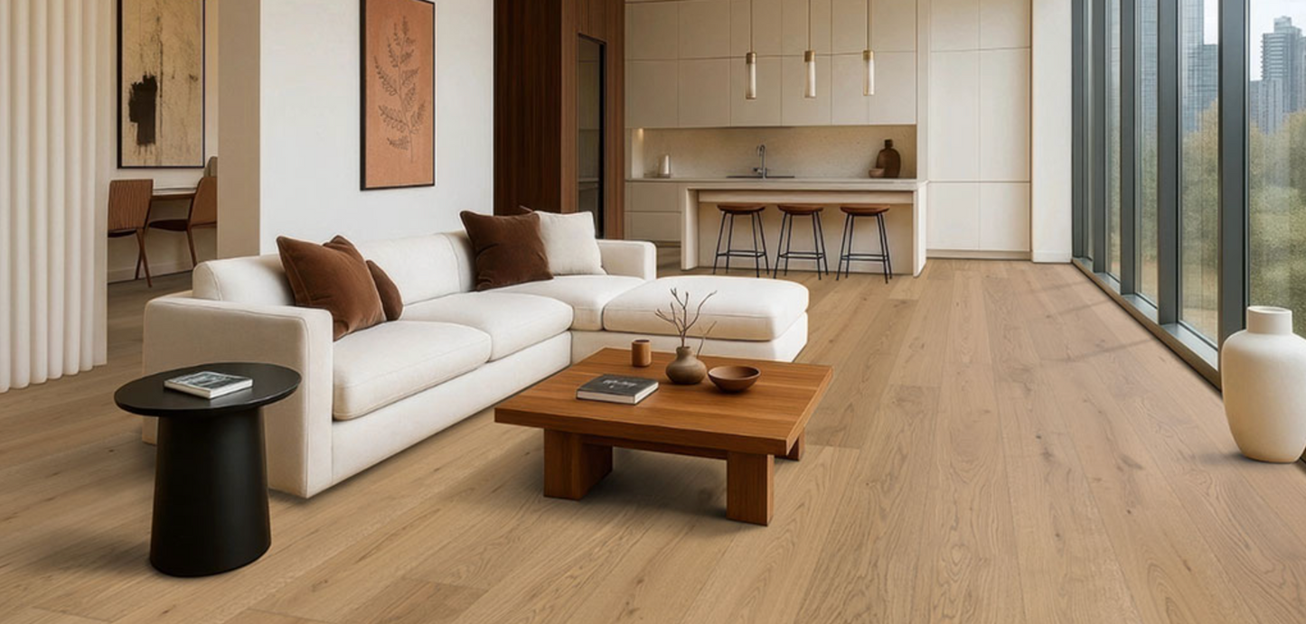 ADRIEL OAK - LUXURY ENGINEERED HARDWOOD (ON SALE - PLEASE CALL US )